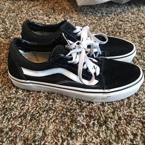 Black authentic originals Vans